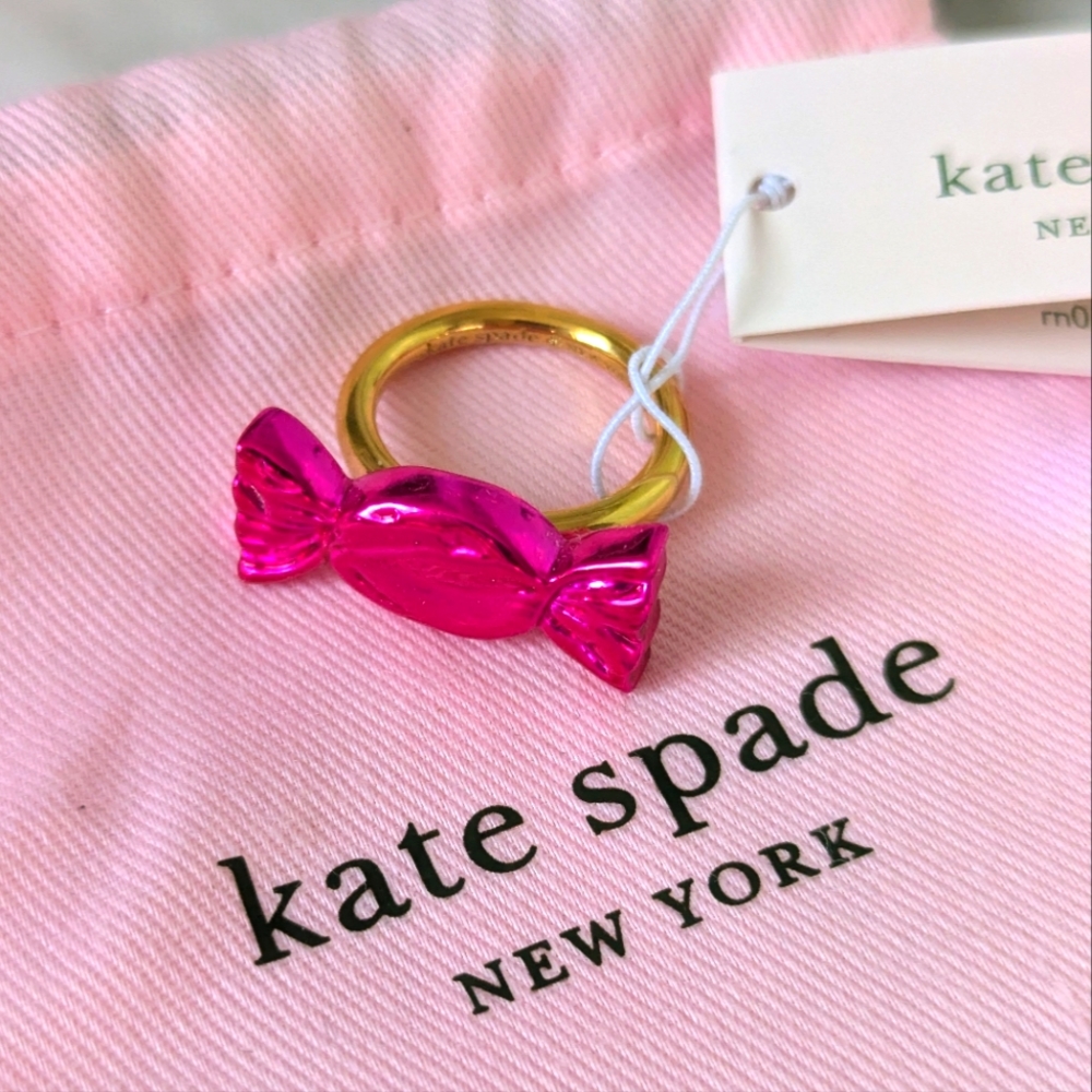 NWT Kate Spade Candy Shop Hard Candy Wrapper Ring- size 7 🍬🍭🍫🍬🍬